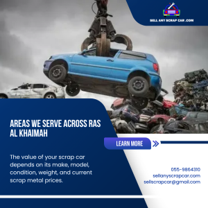 Best Scrap Car Buyer Ras Al Khaimah | Call 055-9864310