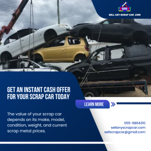 #1 Cash for Scrap Car UAE – Best Price 055-9864310