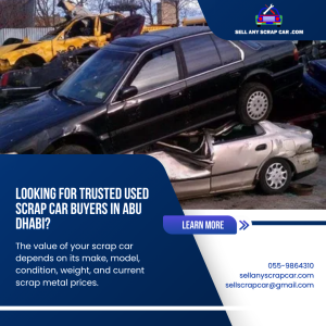 Used Scrap Car Buyers Abu Dhabi – Instant Cash 055-9864310